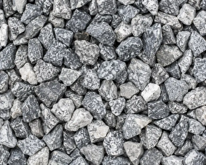 Close view of washed 57 gravel
